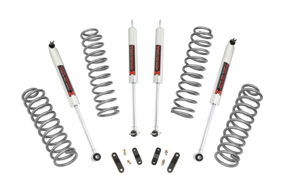 Jeep Wrangler Suspension Lift Kit - Front + Rear - Rough Country - M1 - '07-'18